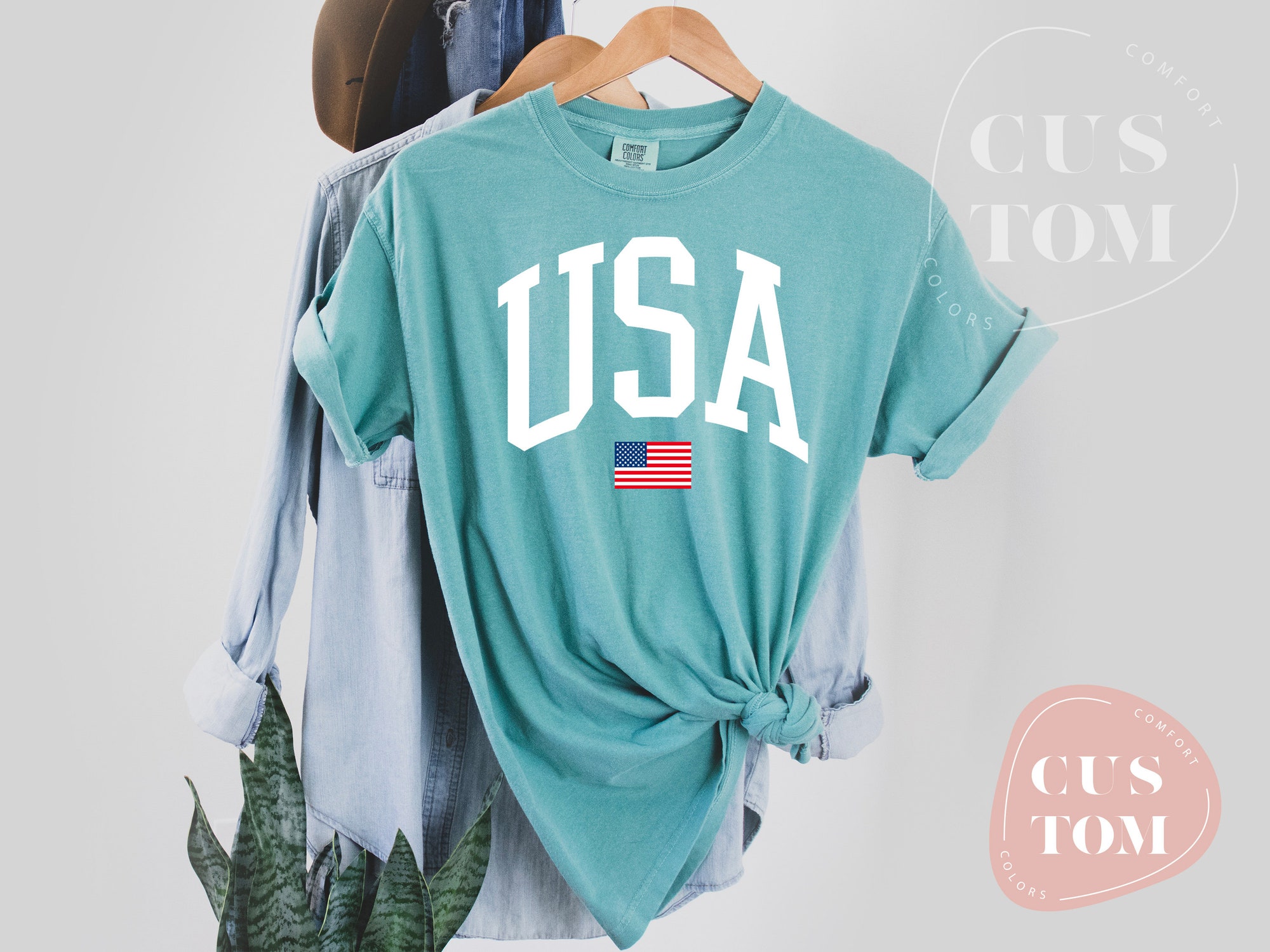 Discover USA Flag Shirt, 4th of July Shirt, Big USA Tshirt, USA Comfort Colors Shirt, Comfort Colors Usa Flag Tee