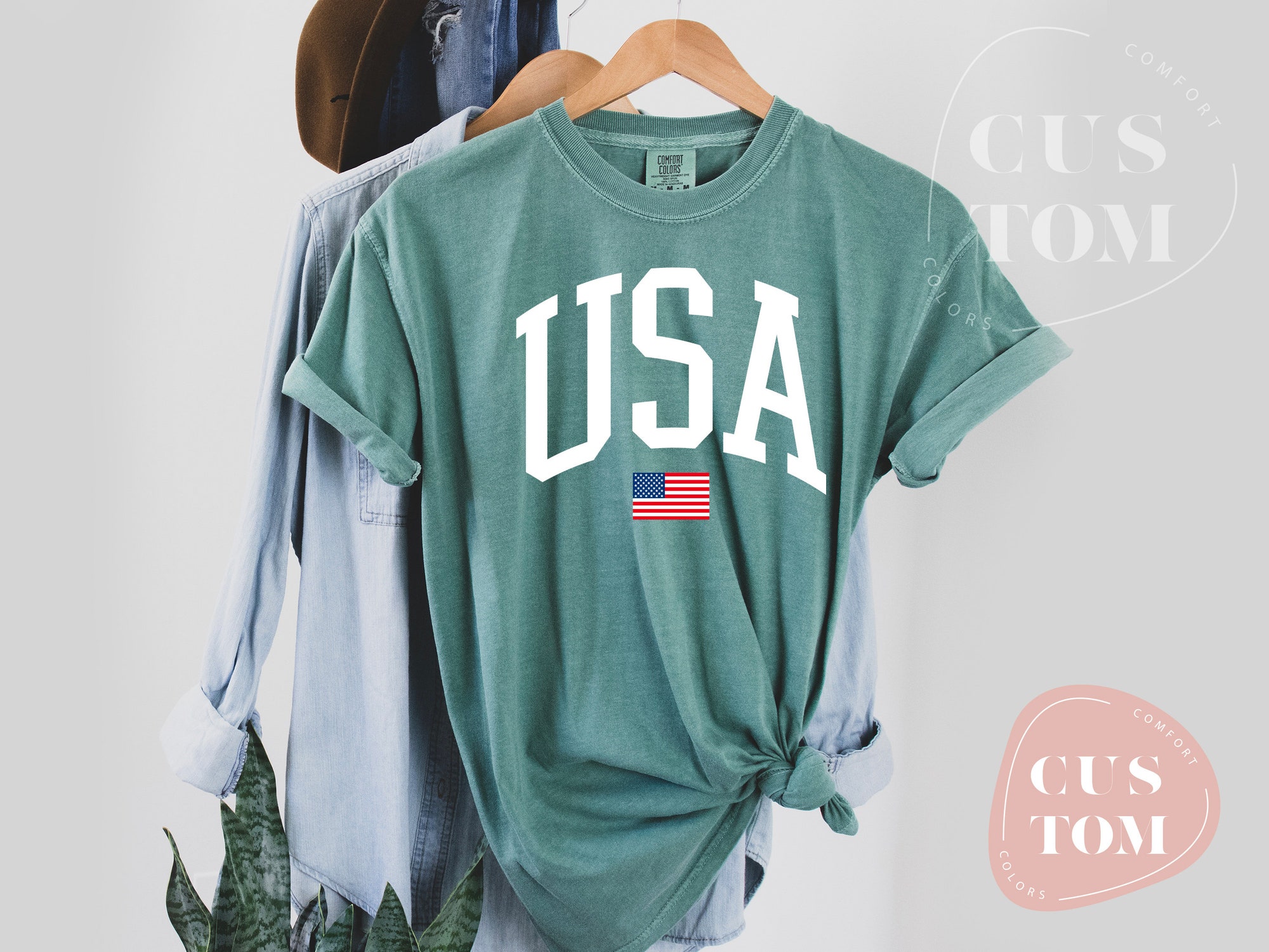 Discover USA Flag Shirt, 4th of July Shirt, Big USA Tshirt, USA Comfort Colors Shirt, Comfort Colors Usa Flag Tee