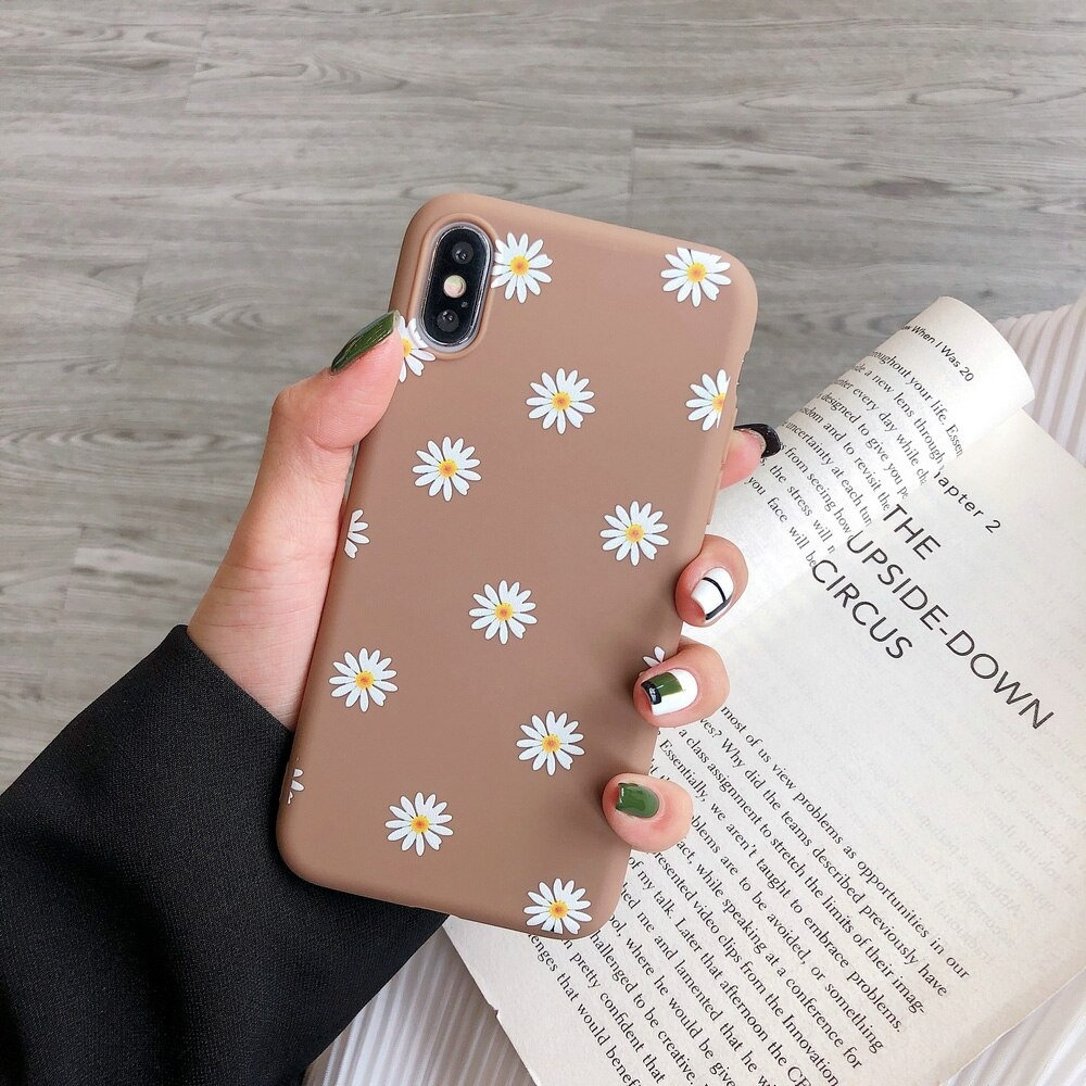 Daisy Flower Girly Phone Case For iPhone 11 Pro Max X Xs XR 7 | Etsy