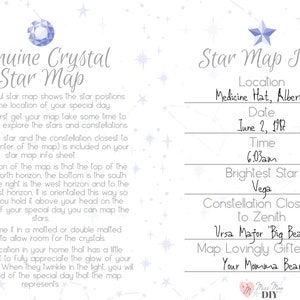 Crystal Star Map Crystal Anniversary 15 Year Anniversary Gift Metal Foil Custom Constellation Crystal Anniversary Gift for Husband Him afbeelding 3