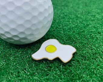 Fried Egg Golf Ball Marker | golf gift accessory