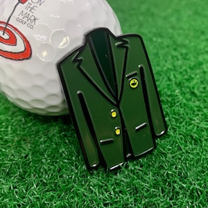 Masters Green Jacket Golf Ball Marker | golf gift accessory