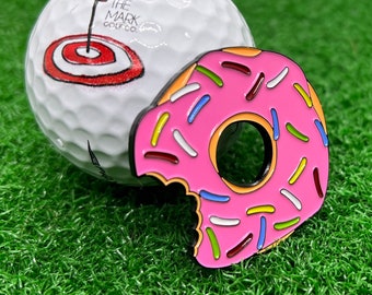 Sprinkles Donut Golf Ball Marker | golf gift accessory