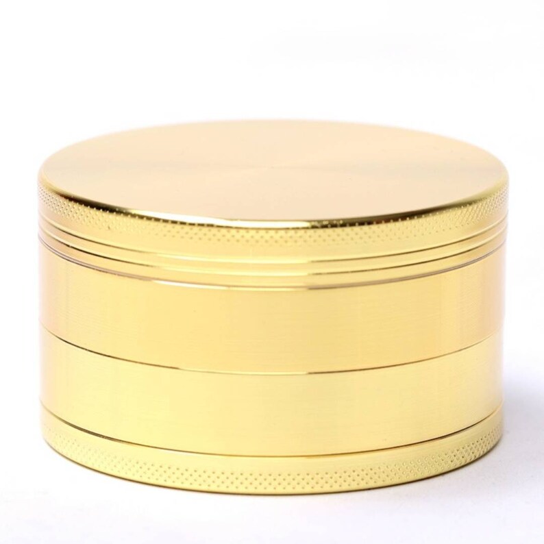 4layer Extra Large 3 Weed Grinder GOLD Etsy