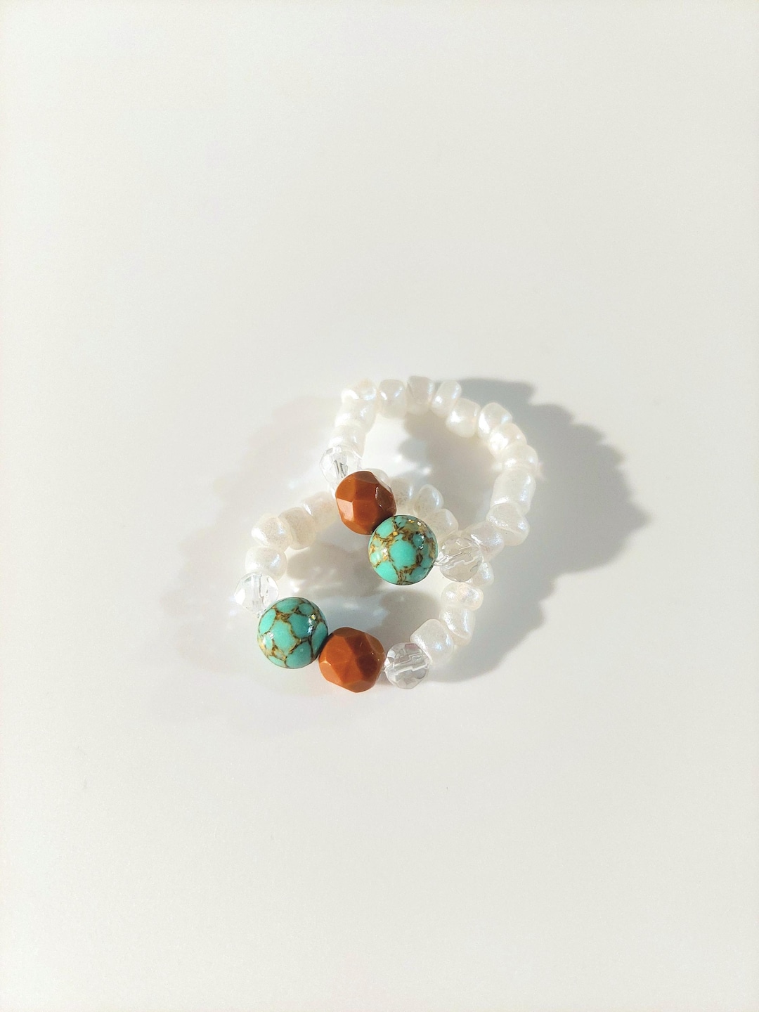 Seed Bead Friendship Rings: Bestie Matching Set - Etsy