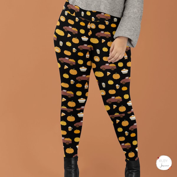 Autumn Leggings Etsy