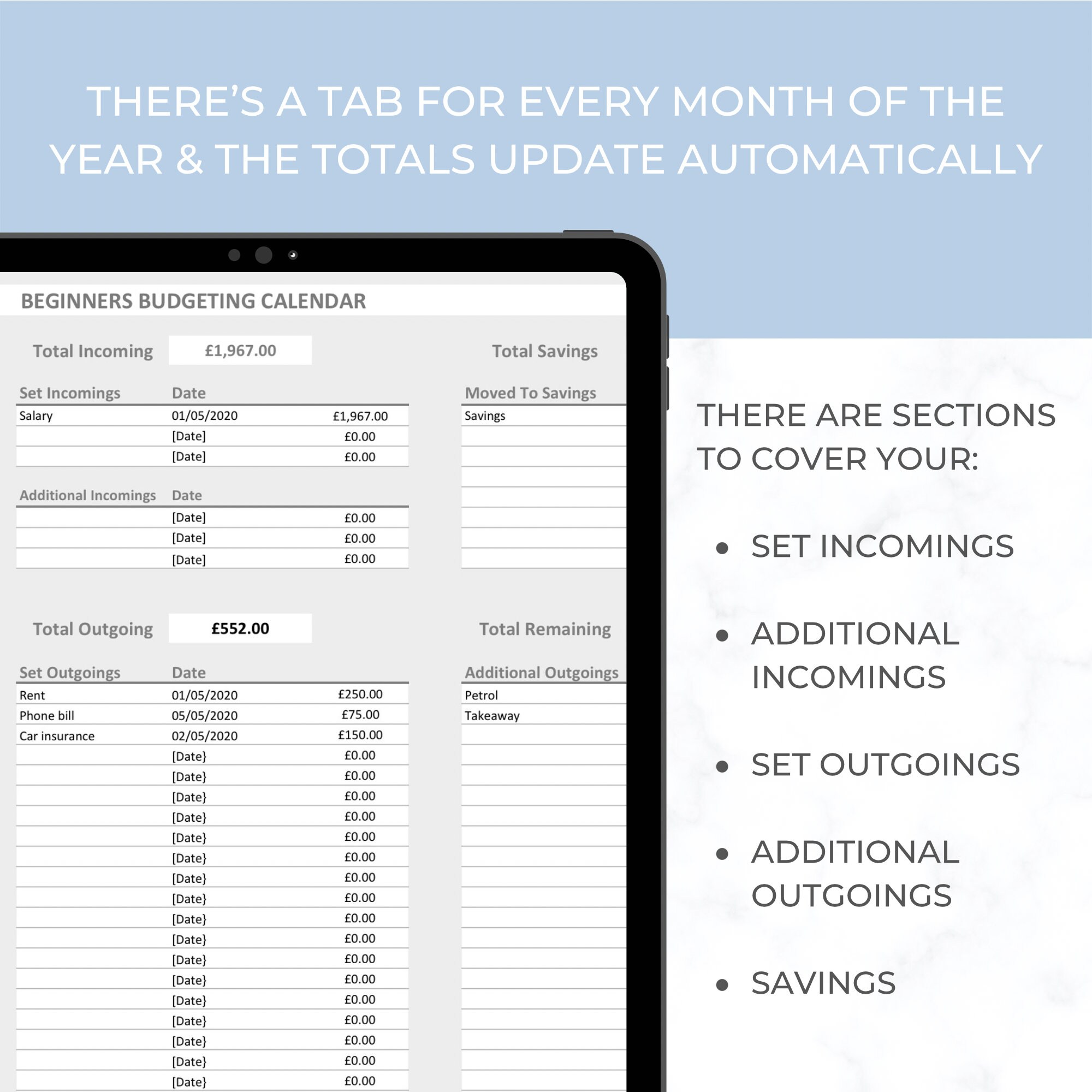 budget calendar excel budget calendar excel