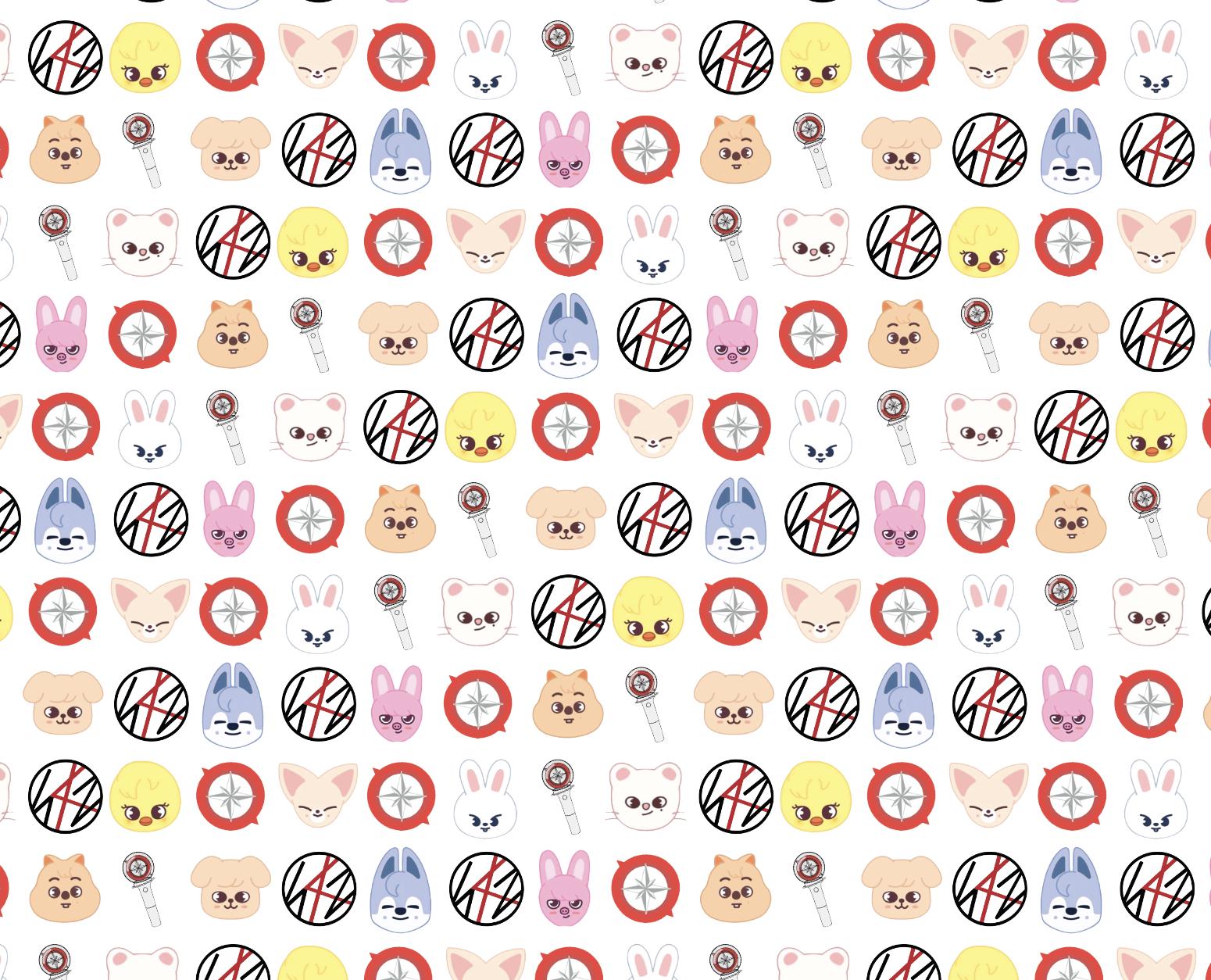 Stray Kids Rug Stray Kids Digital Pattern | K-pop Seamless Printable Paper, Scrapbook ...