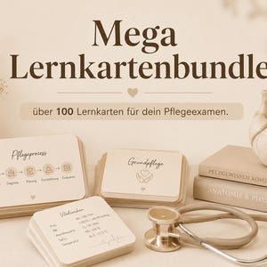 Lernkarten Mega Bundle mit über 100 Lernkarten (Bundle 1+2)