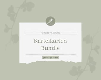 Large index card bundle