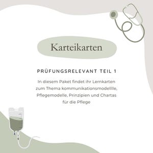 Karteikarten zur Prüfungsvorbereitung Teil 1.