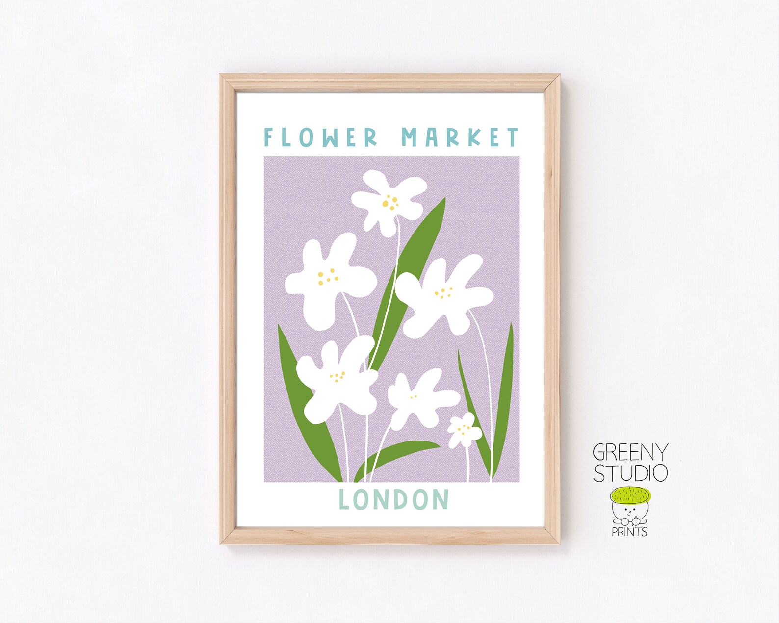 London flower market poster Vintage flower print London Etsy