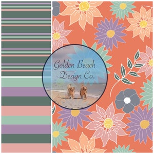 Boho floral seamless File, Seamless Pattern bundle, Surface Pattern, Fabric Design, digital design