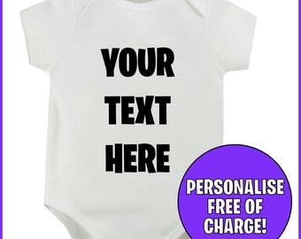 PERSONALISED baby bodysuit, baby gift, baby baby grow, baby body suit, personalised baby gift, baby present, babygrow, baby christmas gift