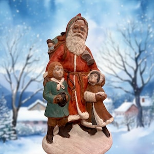 磁器 ヴィンテージ￼ サンタクロース レア Vintage Santa and His