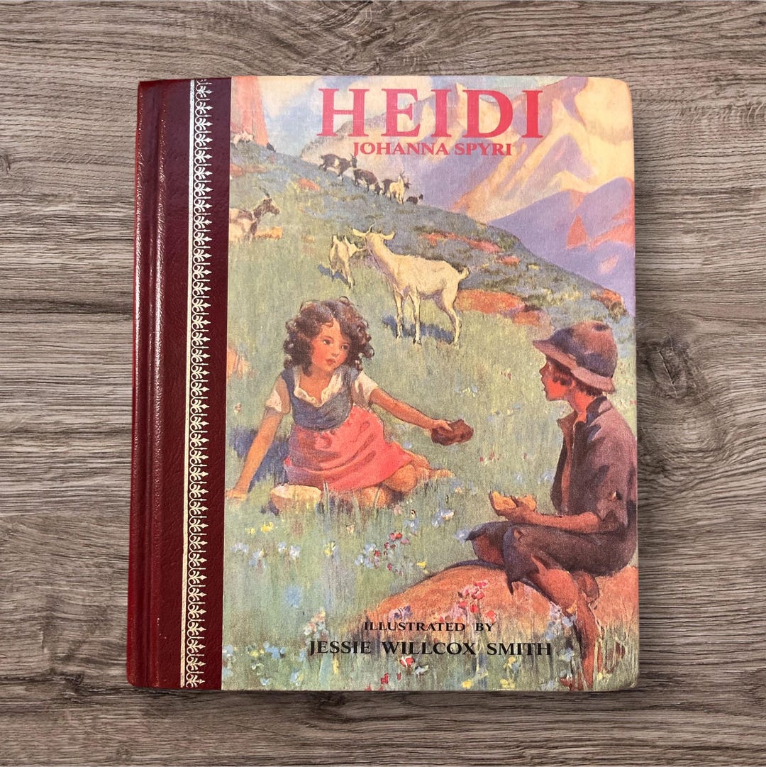 Heidi Children's Book 1986 Edition by Johanna Spyri | Swiss Literature ...