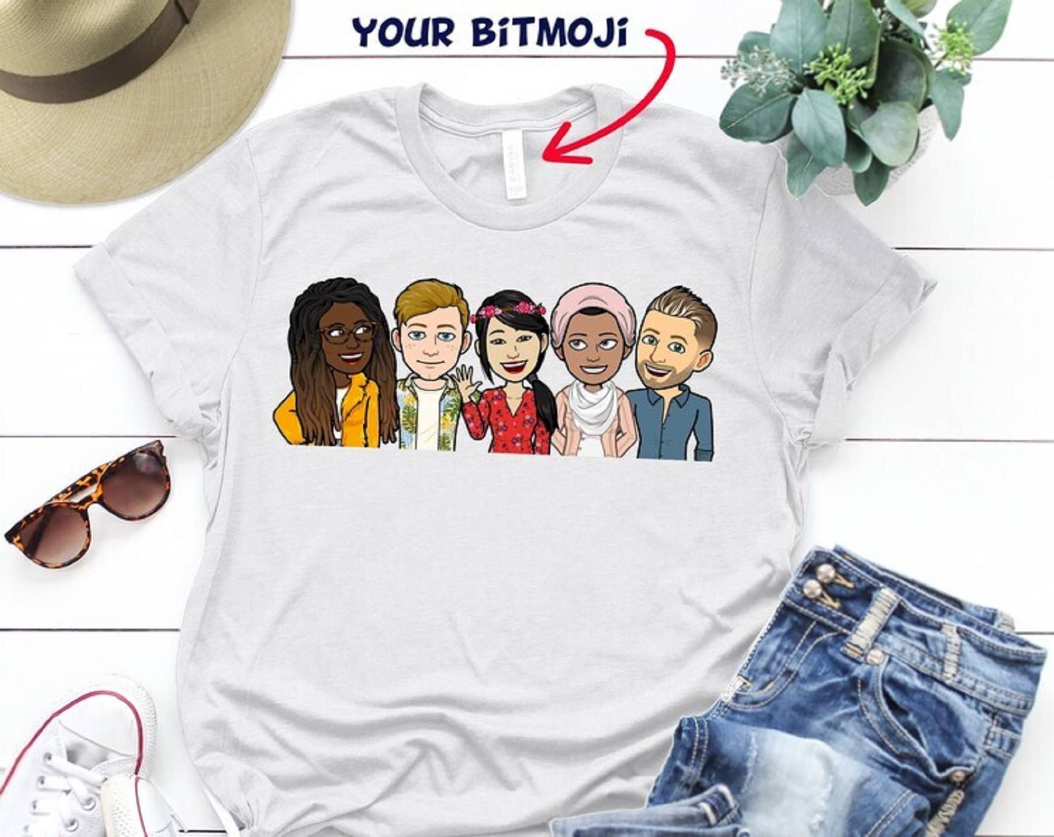Bitmoji Shirt Personalized Etsy