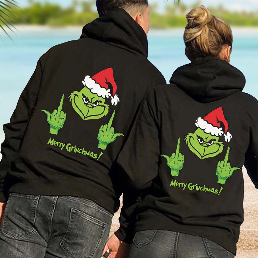 Merry Grinchmas Couple Hoodies the Grinch Christmas 2023 - Etsy New Zealand