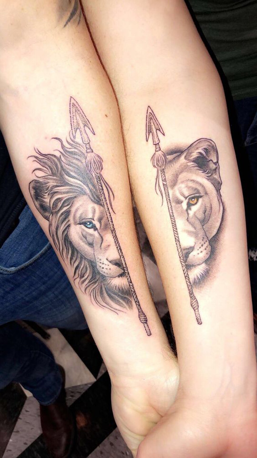 Bespoke Body Art  More on Alex lion lioness liontattoo