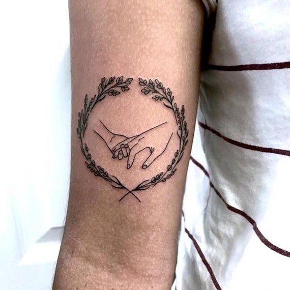 Tatouage De Main De Cheri De Maman Etsy France