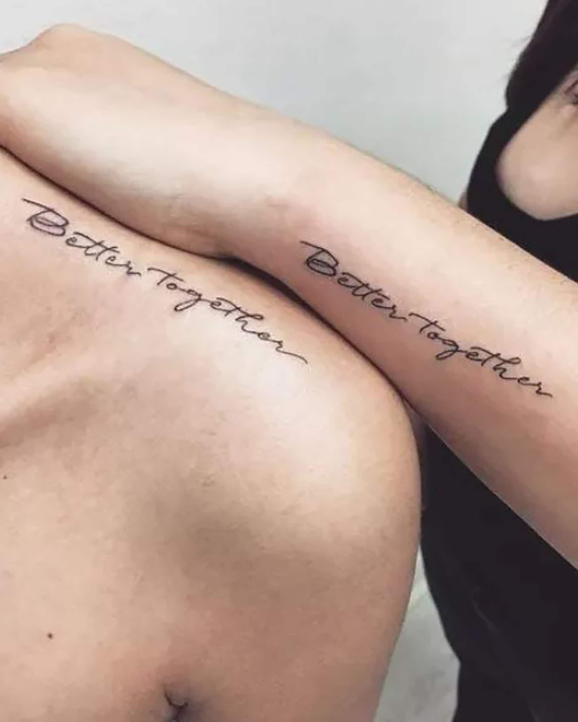 Forever and Always Tattoos for Couples