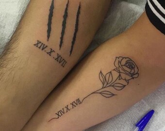 Beauty Beast Tattoo Etsy