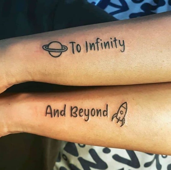 Her One His Only Couple Tattoo Meaningful Matching Tattoo for Couple  Temporary Tattoo for Couple Removable Tiny Tattoo Waterproof 