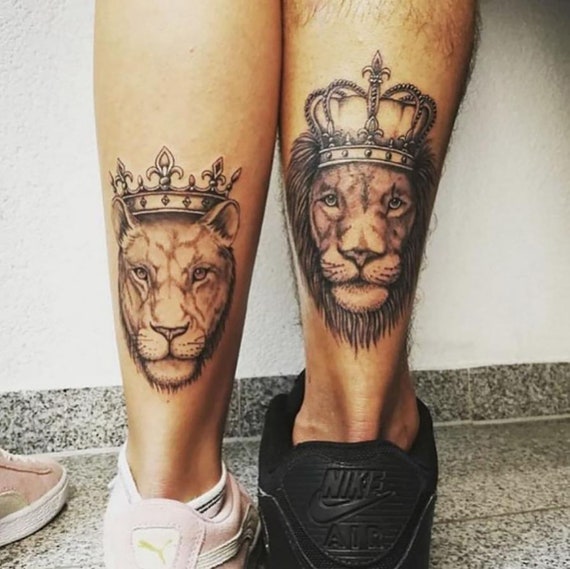 Lion Head Tattoo Designs - TheWildLifeJewelry