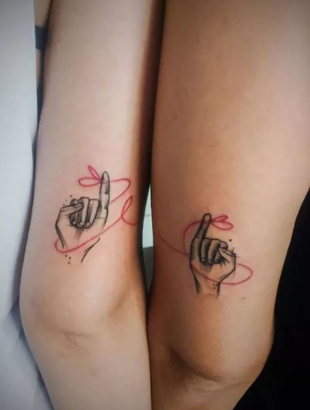 Her One His Only Couple Tattoo Tatouage assorti significatif pour couple  Tatouage temporaire pour couple Petit tatouage amovible imperméable à l'eau  -  France