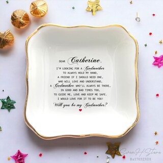 Vassoio Portagioielli In Ceramica Con Scritta 'I Love You' – Regalo Per Fidanzata, Mamma O Amica