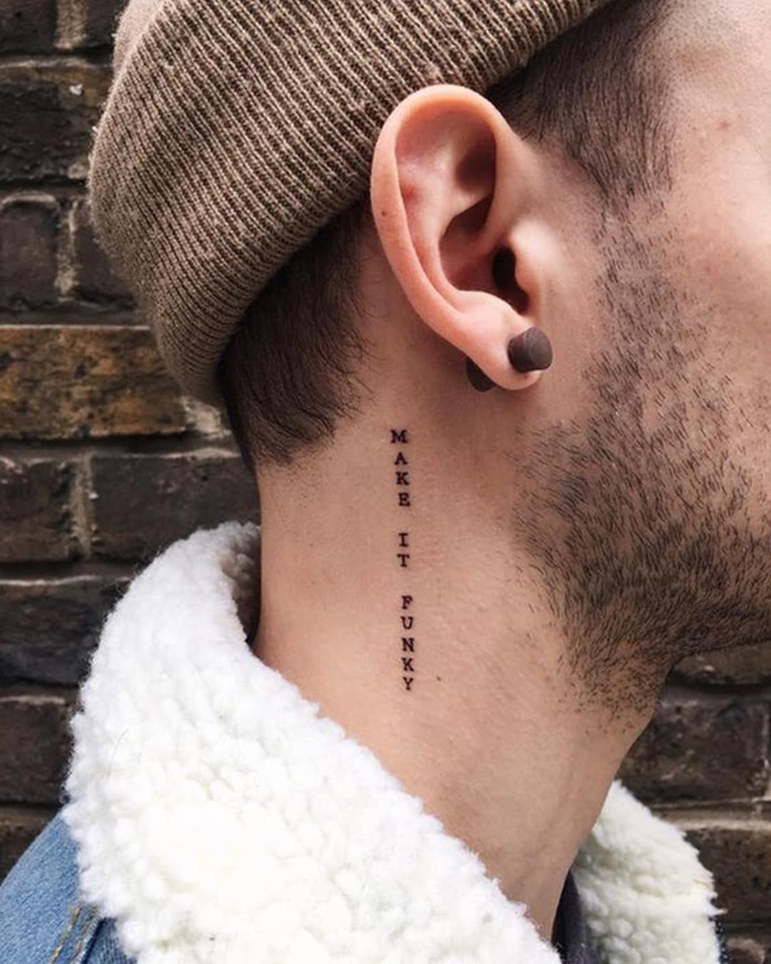 Tattoo tagged with: small, latin, line art, wittybutton, languages, tiny,  back of neck, ifttt, little, minimalist, font, word, handwritten font, fine  line, miraculum, latin word | inked-app.com