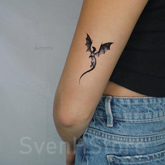 Small Dragons Temporary Tattoo, Dragon Tattoo, Fake Tattoo, Tattoo Artist  Gifts, Festival Tattoo, Waterproof Tattoo, Gift for Tattoo Lovers - Etsy