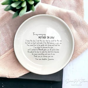 To My Mother In Law Wedding Gift From Bride, Mother Of The Groom Ring Dish Amazing Mother In Law Gift From Daughter In Law, Mothers Day Gift