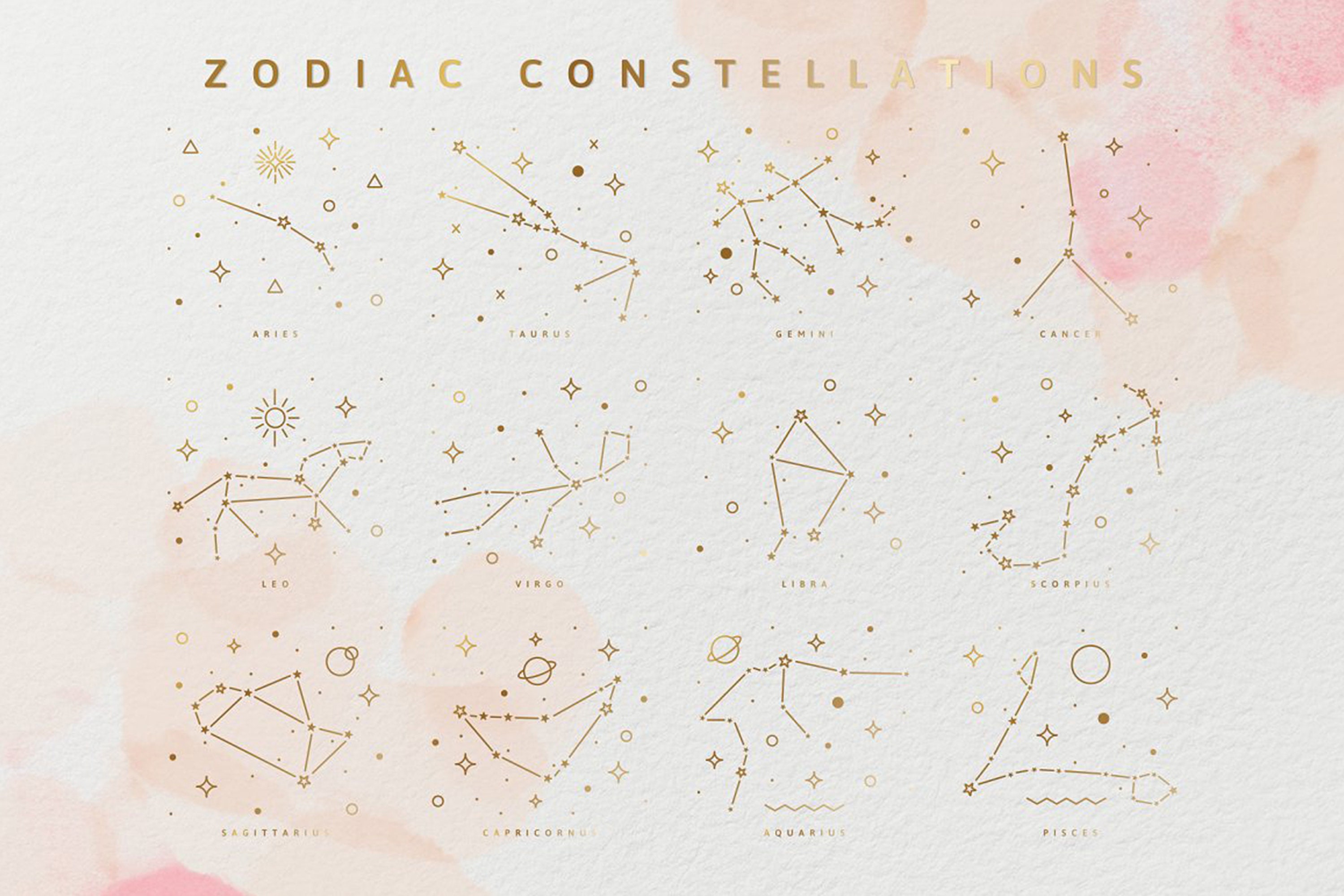 Custom Zodiac Constellations Tattoo - Etsy
