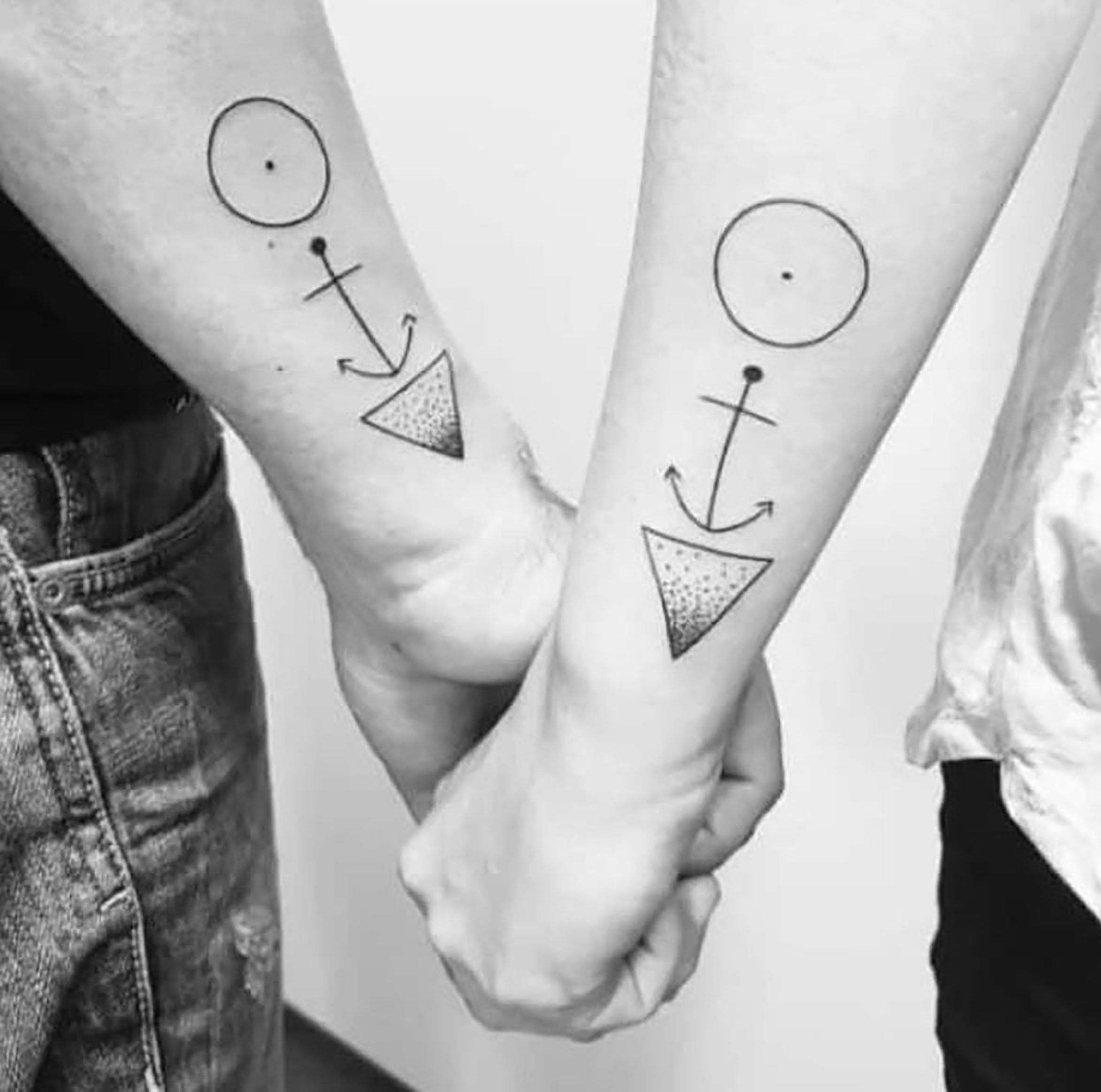 50 Matching Couple Tattoo Ideas To Try with Your Significant Other   Hairstylery
