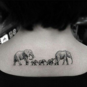 Tatouage De Famille Delephant Etsy Canada