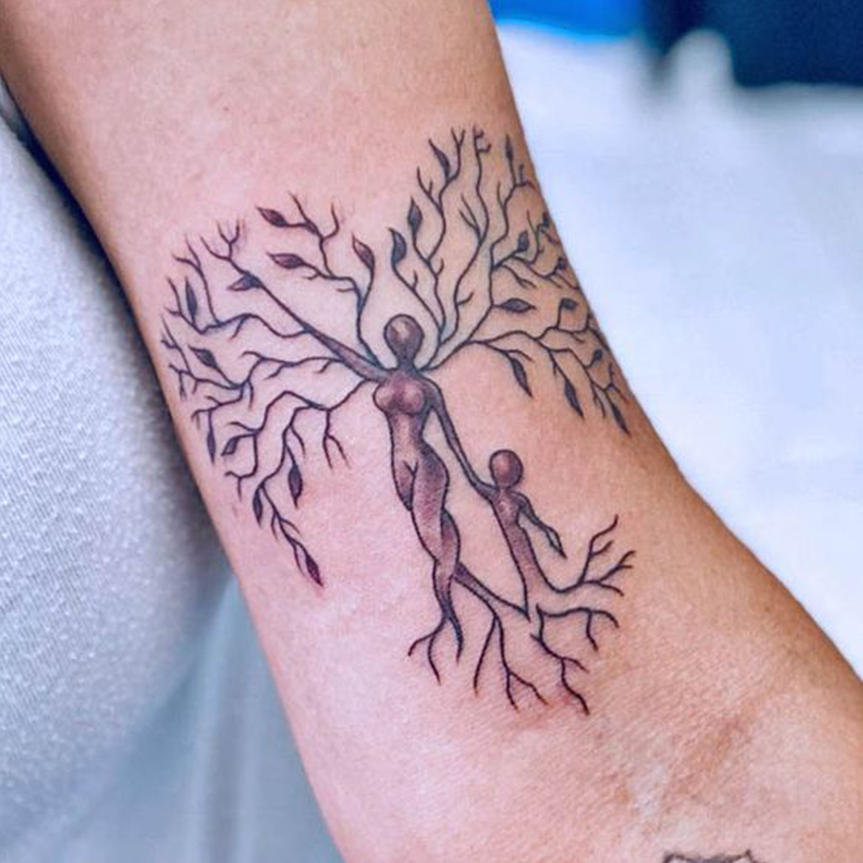 Mom Tree Tattoo Custom Design Tattoo Custom Creative Tattoo - Etsy