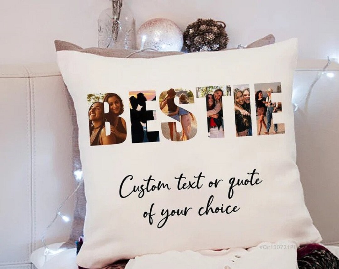 Buy Custom Photo Bestie Pillow: Personalized Friendship Keepsake Online in  India