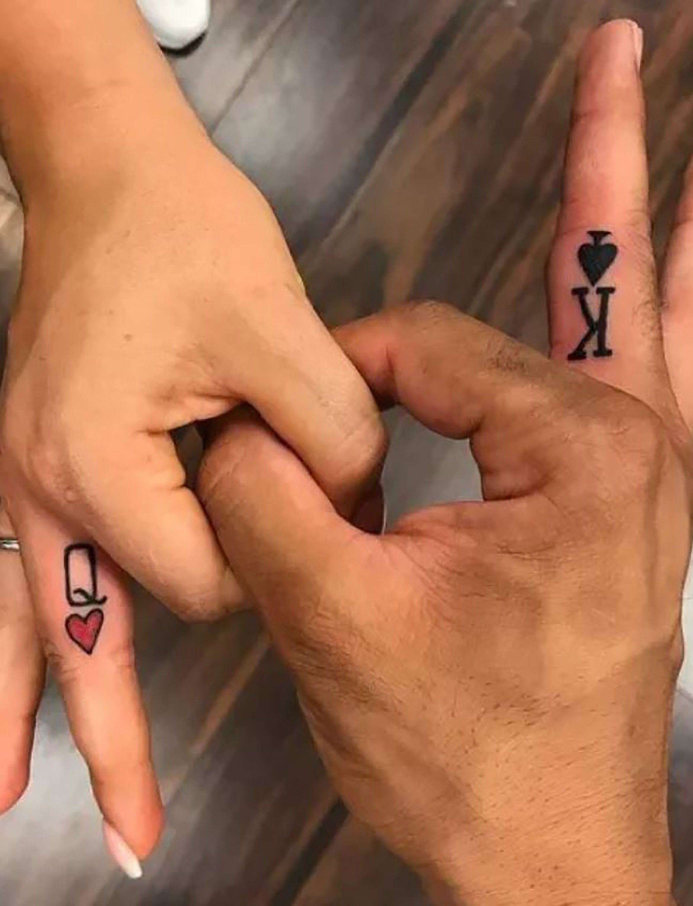 Queen And King Temporary Tattoo For Couple Removable Couple