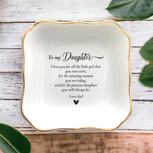 Te amo por todo lo que fuiste, niña pequeña, regalo para hija de padre a hija, regalo de boda para novia, padre e hija.