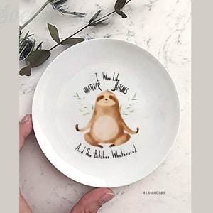 I Was Like Whatever Bitches Funny Sloth Ring Dish Gift For Her Funny Friend Gift For Best Friend Bridesmaid Gift Sisters Gift From Sister