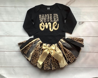 Cheetah Safari Jungle Wild One Two Wild Fabric Wild Safari Tutu Birthday Outfit Wild ONE TWO Wild First Fabric Tutu Shirt Banner Cake Topper