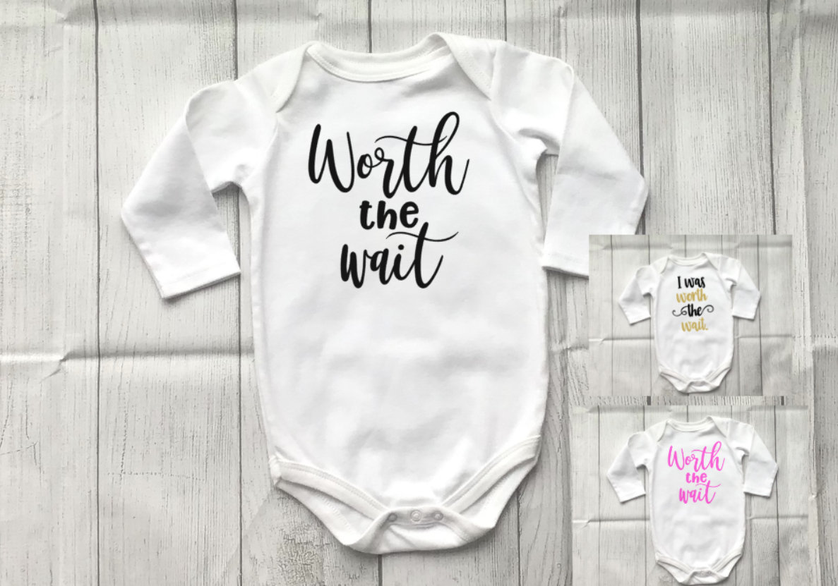 Newborn Tshirt I Was Worth The Wait Newborn Shirt to Etsy