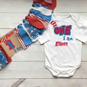 ONE I AM 1st Birthday Oh The Places You’ll Go Outfit Birthday Shirt Highchair Banner Photo backdrop 1st Birthday 2nd Birthday