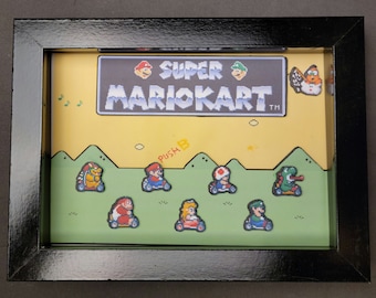 Super Mario Kart Shadow Box