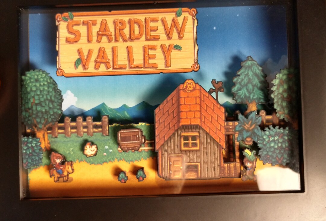 Stardew Valley Shadow Box - Etsy