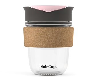 The Original SoleCup - 340ml/12oz Reusable Glass Travel Mug