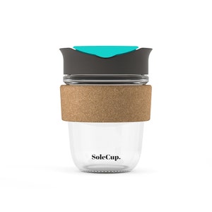 The Original SoleCup - 340ml/12oz Reusable Glass Travel Mug
