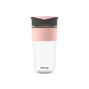 The Original Large SoleCup - 530ml/18oz Reusable Glass Travel Mug