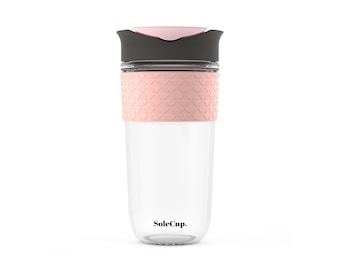 The Original Large SoleCup - 530ml/18oz Reusable Glass Travel Mug